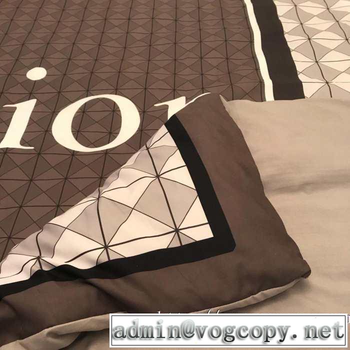 ディオール 2019秋冬人気色おすすめ DIOR 保温性が高く秋冬にはぴったり 寝具4点セット