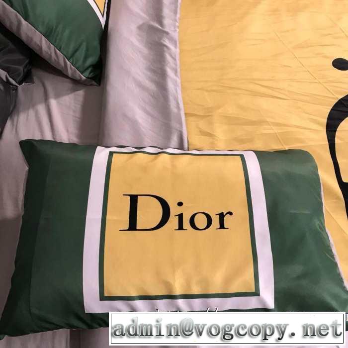 ディオール寒い季節トレンド上品 DIOR 2019秋断然ブランド推し 寝具4点セット 秋に思い切ってバッサリと