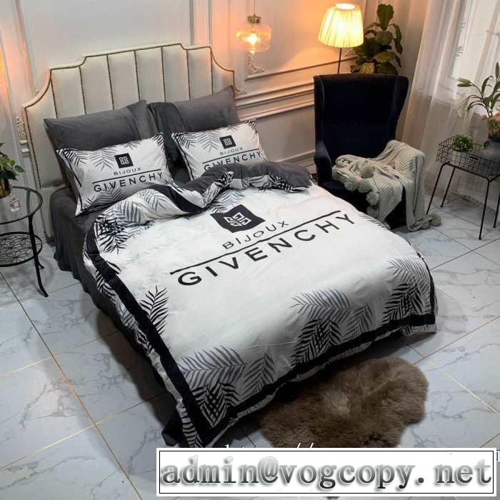 大胆なチェックの人気トレンド 寝具4点セット ジバンシー GIVENCHY 最速2019秋冬トレンドブランド