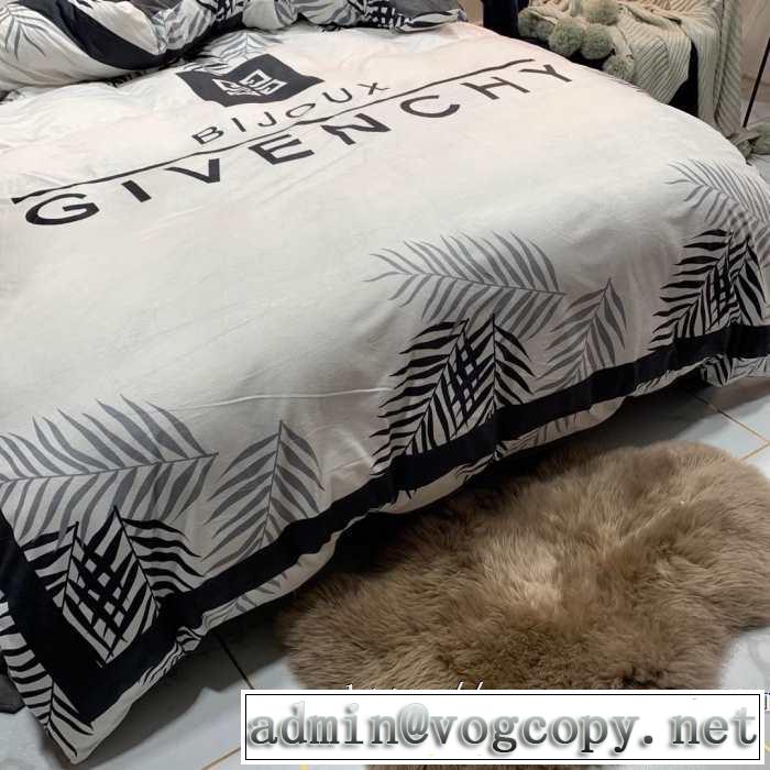 大胆なチェックの人気トレンド 寝具4点セット ジバンシー GIVENCHY 最速2019秋冬トレンドブランド