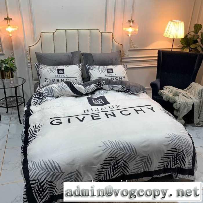 大胆なチェックの人気トレンド 寝具4点セット ジバンシー GIVENCHY 最速2019秋冬トレンドブランド
