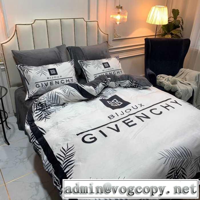 大胆なチェックの人気トレンド 寝具4点セット ジバンシー GIVENCHY 最速2019秋冬トレンドブランド