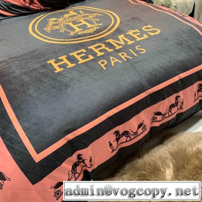 2019秋冬最重要アイテム エルメス おすすめする注目トレンドHERMES 寝具4点セット
