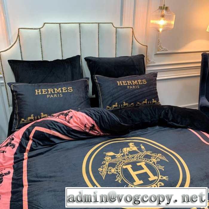 2019秋冬最重要アイテム エルメス おすすめする注目トレンドHERMES 寝具4点セット