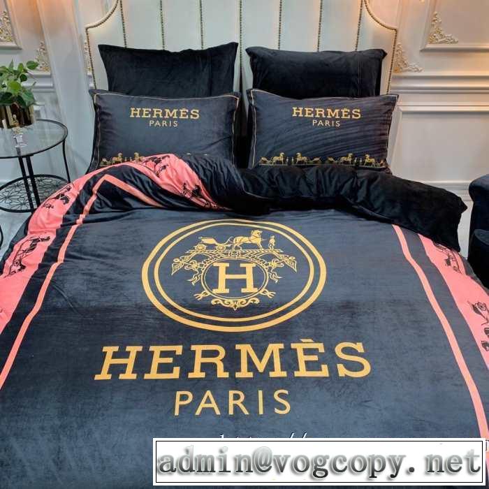 2019秋冬最重要アイテム エルメス おすすめする注目トレンドHERMES 寝具4点セット