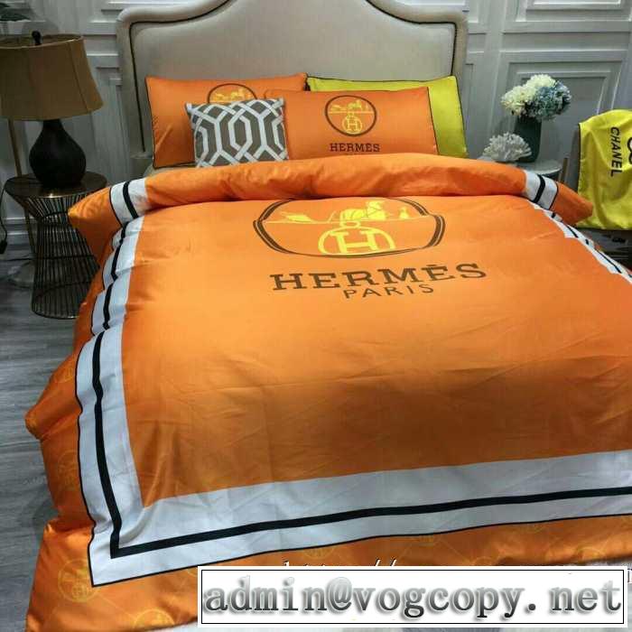 HERMES 寝具4点セット 先取り 2019/2020秋冬ファッション エルメス ファッション上級者向け