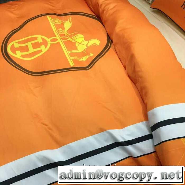 HERMES 寝具4点セット 先取り 2019/2020秋冬ファッション エルメス ファッション上級者向け