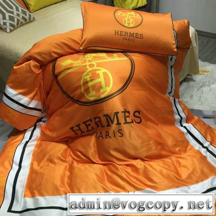 HERMES 寝具4点セット 先取り 2019/2020秋冬ファッション エルメス ファッション上級者向け