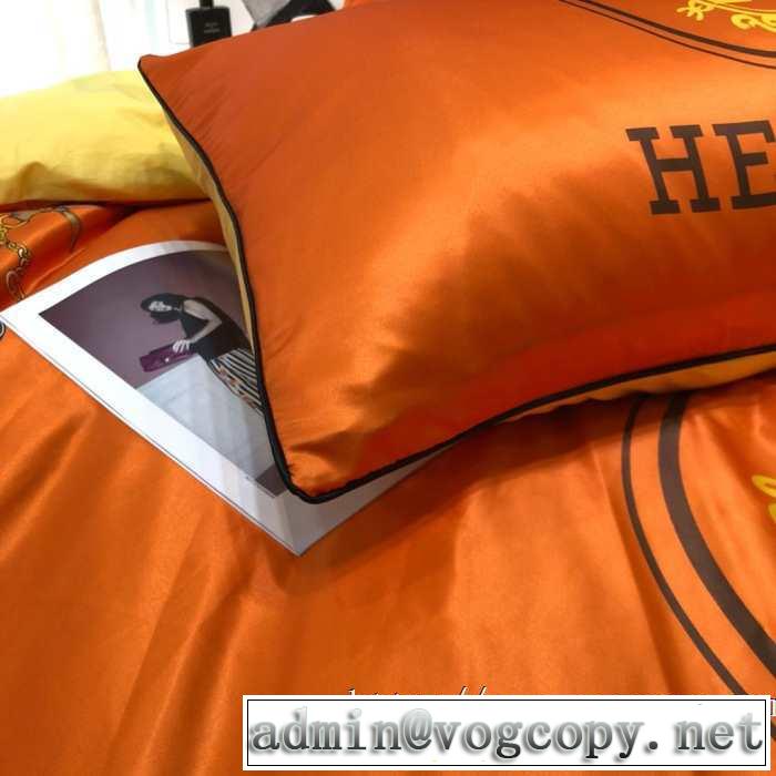 エルメス最新秋冬トレンドをチェック！2019-20秋冬 HERMES 寝具4点セット 秋にはやる最新作を先取り