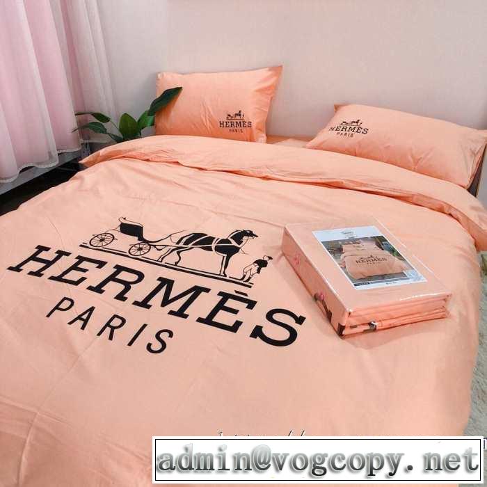 今年注目な新品セール 速報！ HERMES 寝具4点セット エルメス2019年秋ファッショントレンド