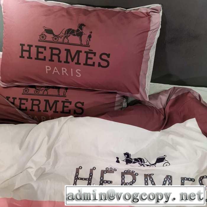2019秋冬トレンドアイテム エルメス HERMES使いやすさのトレンド 寝具4点セット
