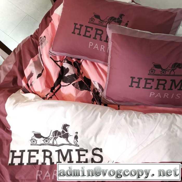 2019秋冬トレンドアイテム エルメス HERMES使いやすさのトレンド 寝具4点セット