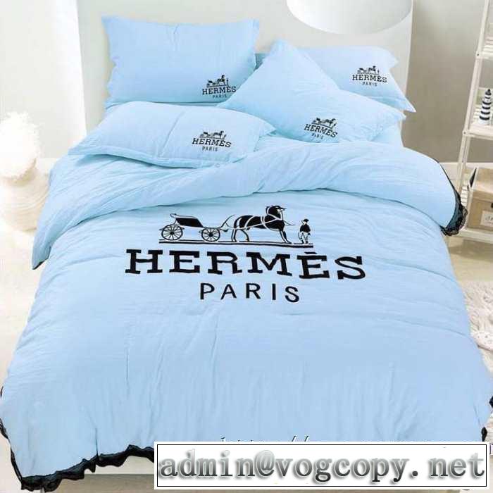 HERMES 寝具4点セットシンプルに着こなしたい エルメス 速報！2019年秋ファッショントレンド