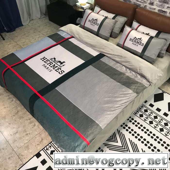 エルメス気になる2019年秋のファッション HERMES 寝具4点セット今年らしい新しい人気色