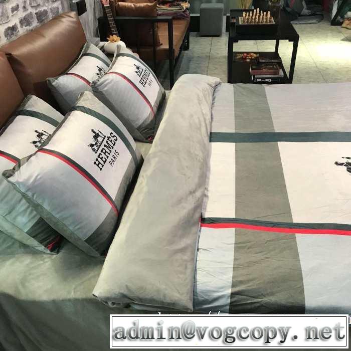 エルメス気になる2019年秋のファッション HERMES 寝具4点セット今年らしい新しい人気色