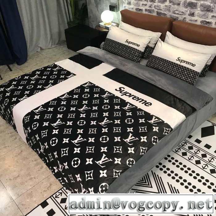 【2019秋冬】の注目トレンド ルイ ヴィトンさわやかに新品おすすめ  LOUIS VUITTON 寝具4点セット