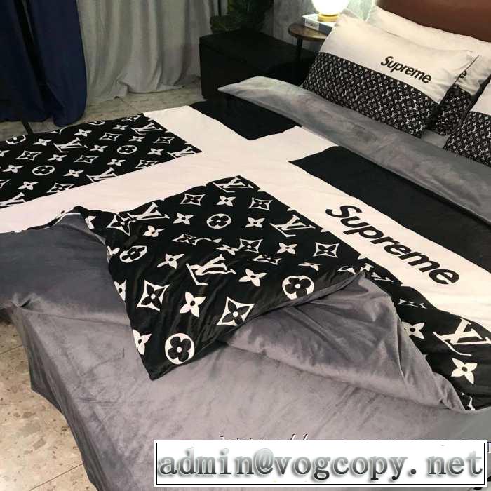 【2019秋冬】の注目トレンド ルイ ヴィトンさわやかに新品おすすめ  LOUIS VUITTON 寝具4点セット