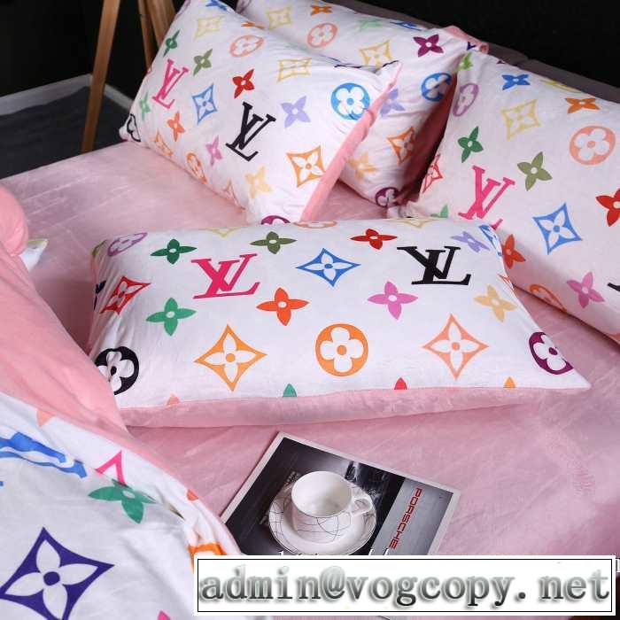 とにかく完璧ブランド新作 ルイ ヴィトン【最新】2019年秋冬のトレンド速報  LOUIS VUITTON 寝具4点セット