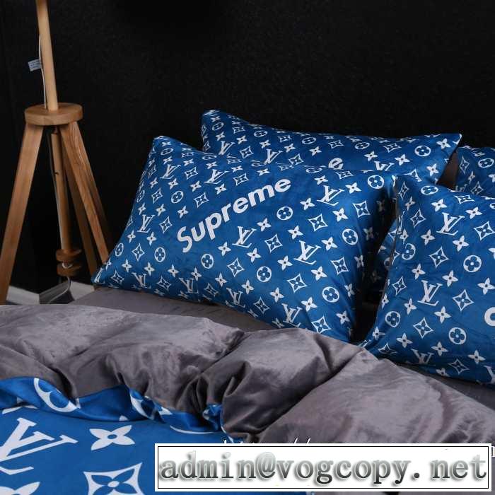 ヒットする秋冬コレクション ルイ ヴィトン 寝具4点セット  LOUIS VUITTON 【2019秋冬トレンド】押さえておきたい