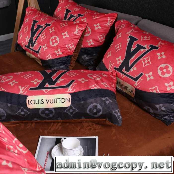 トレンド入り確実最新コレクション LOUIS VUITTON 寝具4点セット 2019?2020秋冬流行色紹介 ルイ ヴィトン