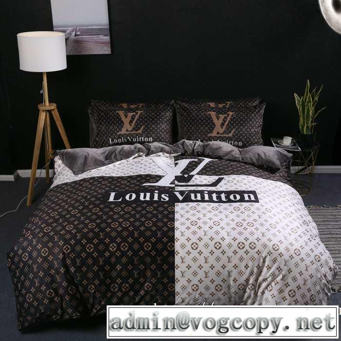 今季トレンド抜け感新品 ルイ ヴィトン2019トレンドカラー秋冬セール  LOUIS VUITTON 寝具4点セット