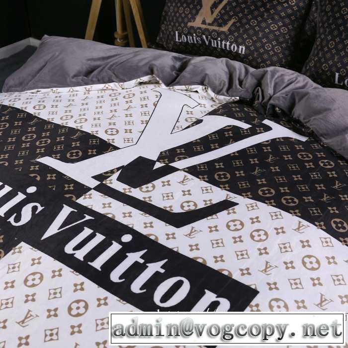 今季トレンド抜け感新品 ルイ ヴィトン2019トレンドカラー秋冬セール  LOUIS VUITTON 寝具4点セット