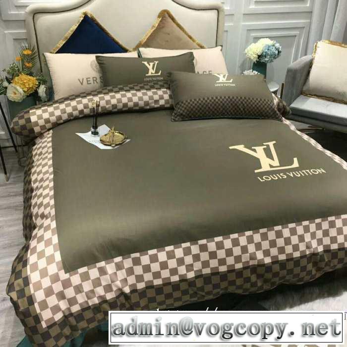 ヒットする秋冬コレクション ルイ ヴィトン LOUIS VUITTON 寝具4点セット 【2019秋冬】今きてる最先端ブランド