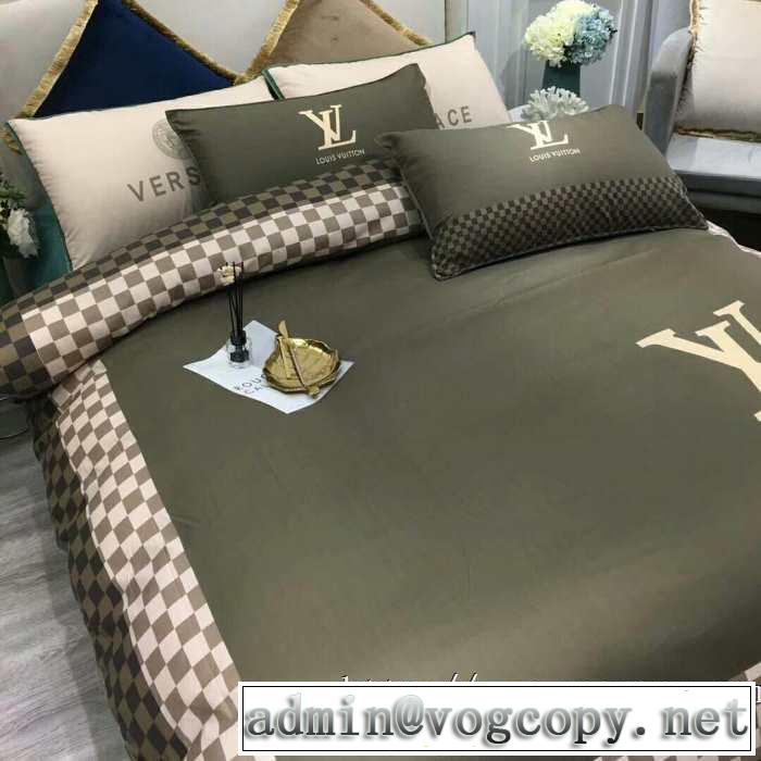 ヒットする秋冬コレクション ルイ ヴィトン LOUIS VUITTON 寝具4点セット 【2019秋冬】今きてる最先端ブランド