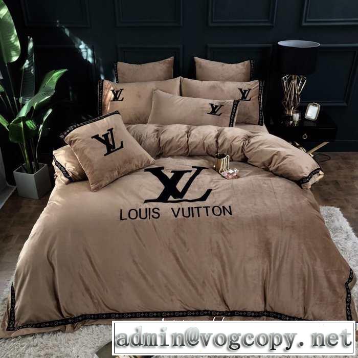 2019-2020秋冬のファッション ルイ ヴィトンファッショントレンドを早速チェック  LOUIS VUITTON 寝具4点セット