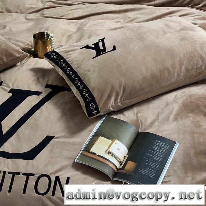 2019-2020秋冬のファッション ルイ ヴィトンファッショントレンドを早速チェック  LOUIS VUITTON 寝具4点セット