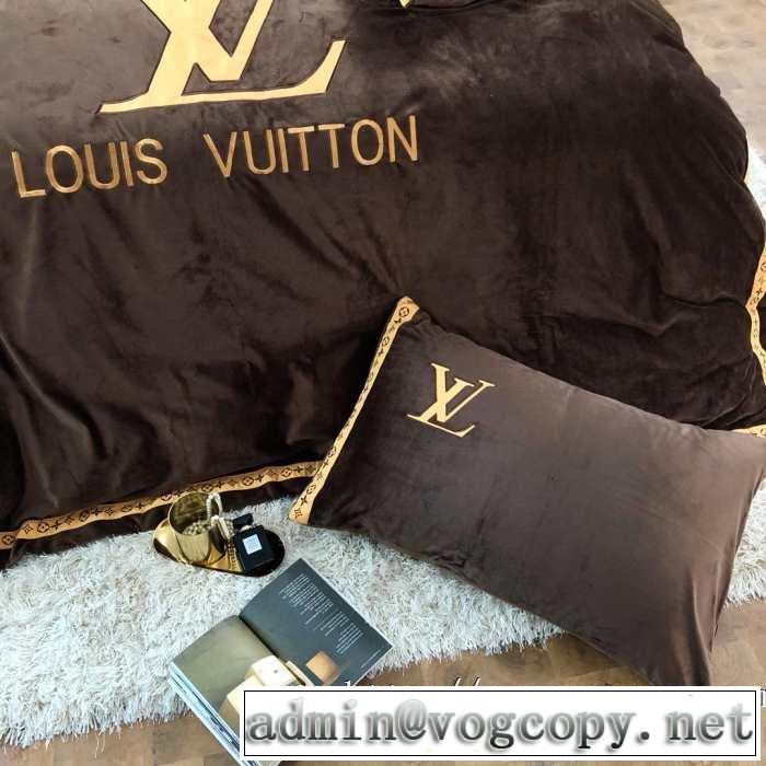 先取り 2019/2020秋冬ファッション ルイ ヴィトン機能性が良くブランド新品 LOUIS VUITTON 寝具4点セット