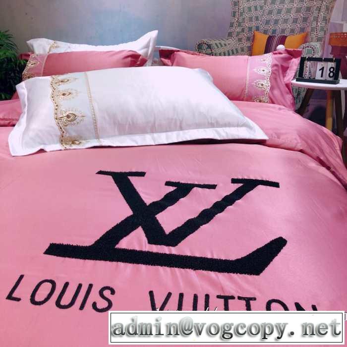 ルイ ヴィトン 2019秋冬トレンドデザイン LOUIS VUITTON 寝具4点セット 今から取り入れられるトレンド
