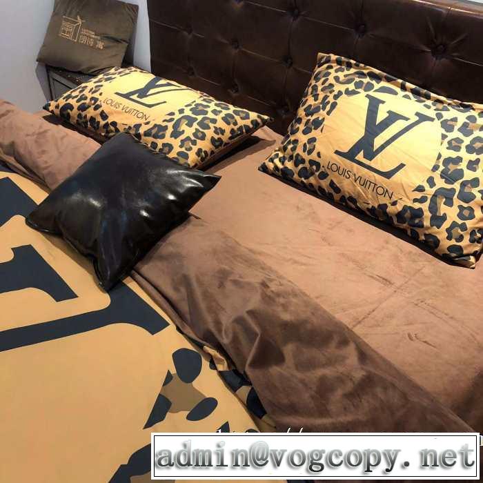 LOUIS VUITTON 寝具4点セット今年の流行りファション ルイ ヴィトン  2020秋冬流行ファション