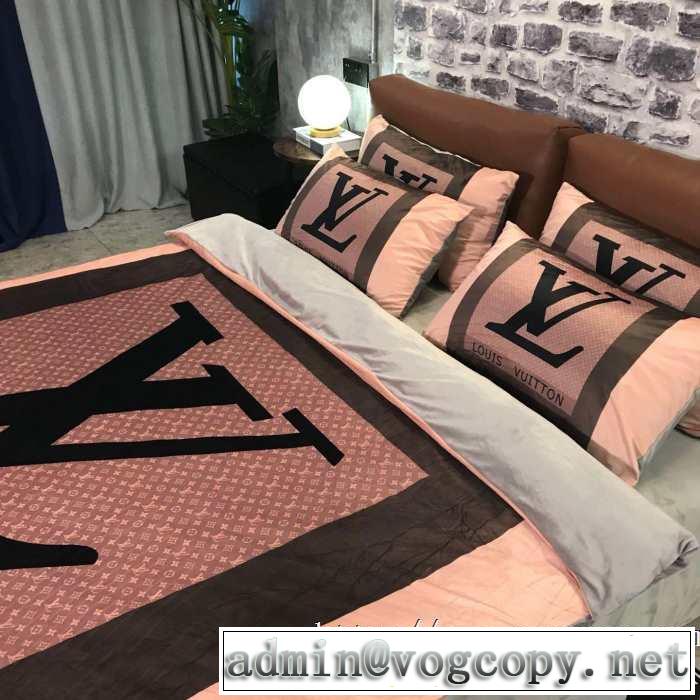 絶妙な大人っぽさと遊び心 ルイ ヴィトン 2019秋冬トレンドアイテム LOUIS VUITTON 寝具4点セット