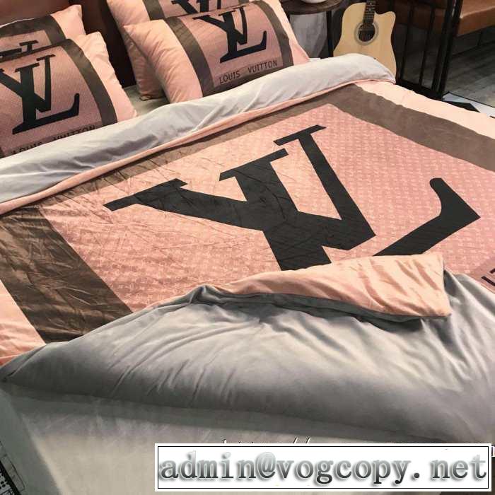 絶妙な大人っぽさと遊び心 ルイ ヴィトン 2019秋冬トレンドアイテム LOUIS VUITTON 寝具4点セット