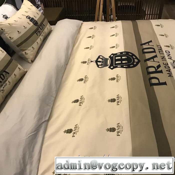 プラダ 速報！2019年秋ファッショントレンド PRADA 寝具4点セット 秋冬から人気継続中