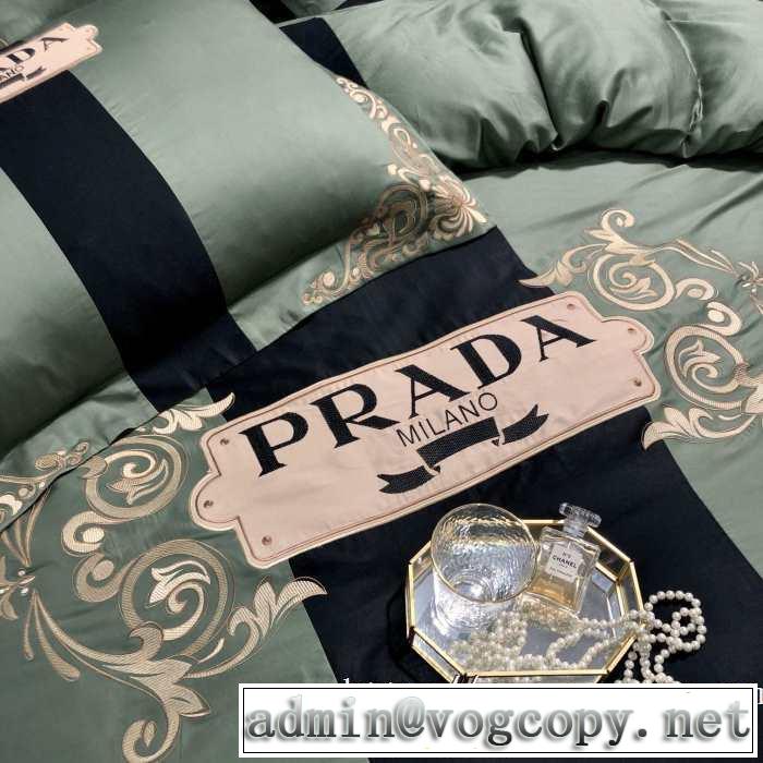 プラダ速報！2019年秋ファッショントレンド PRADA 寝具4点セット毎日はちょっとイイ秋冬新品
