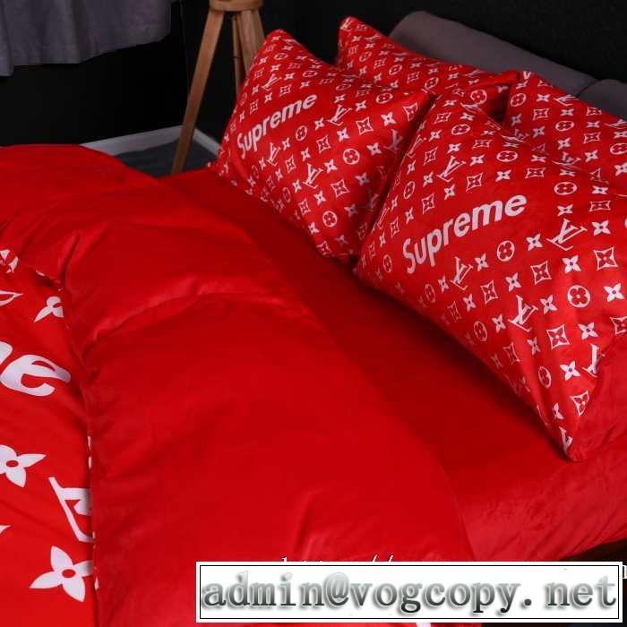 先取り 2019/2020秋冬ファッション シュプリーム SUPREME  寝具4点セット  秋にはやる最新作を先取り