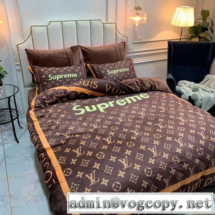 秋冬とれんど新品目立ち シュプリーム SUPREME 寝具4点セット 速報！2019年秋ファッショントレンド