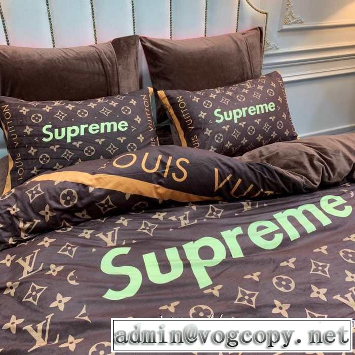 秋冬とれんど新品目立ち シュプリーム SUPREME 寝具4点セット 速報！2019年秋ファッショントレンド