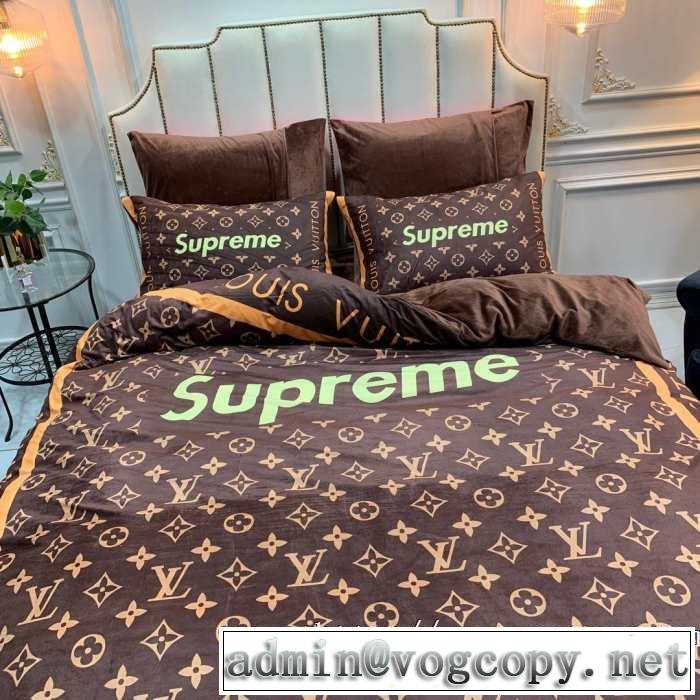 秋冬とれんど新品目立ち シュプリーム SUPREME 寝具4点セット 速報！2019年秋ファッショントレンド