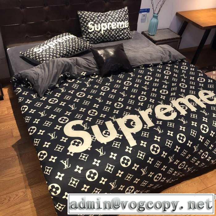 シュプリーム SUPREME 2019秋冬トレンドデザイン 秋こそ楽しめるアイテム  寝具4点セット