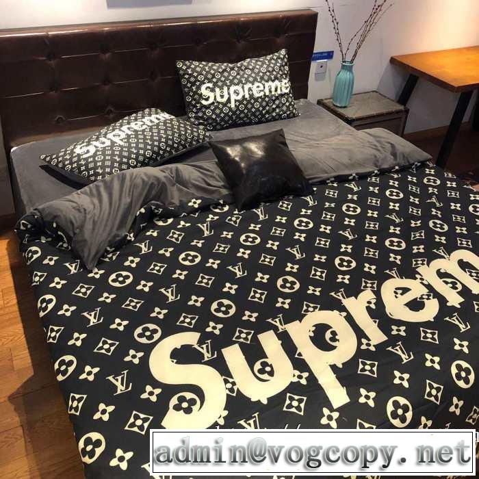シュプリーム SUPREME 2019秋冬トレンドデザイン 秋こそ楽しめるアイテム  寝具4点セット
