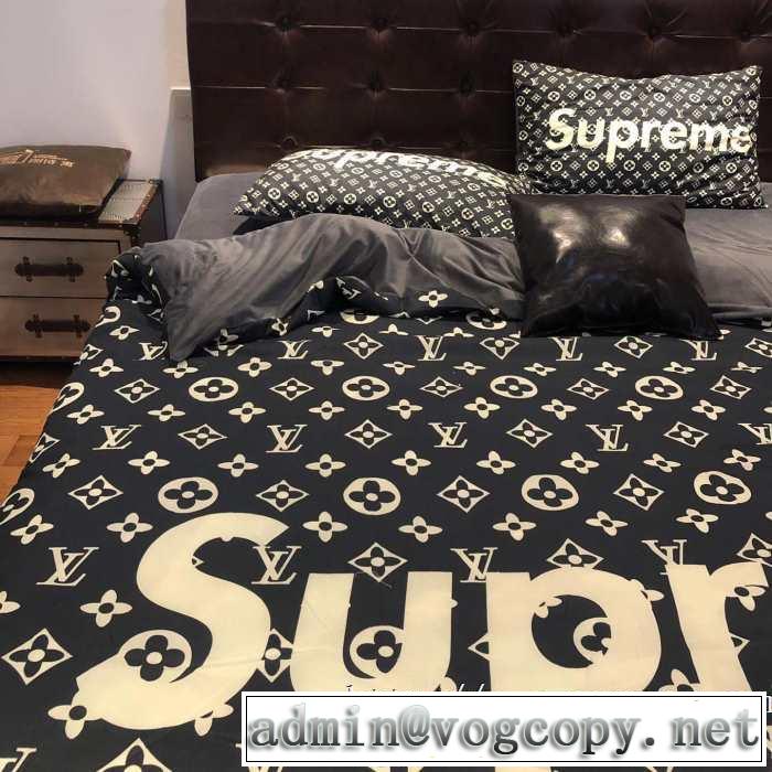 シュプリーム SUPREME 2019秋冬トレンドデザイン 秋こそ楽しめるアイテム  寝具4点セット