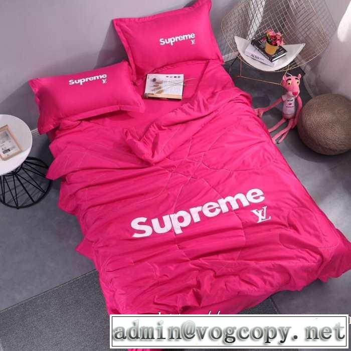 速報！2019年秋ファッショントレンド  寝具4点セットシュプリーム SUPREME 秋冬にお世話になる定番