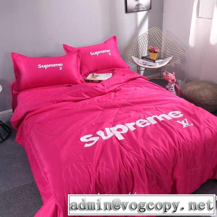 速報！2019年秋ファッショントレンド  寝具4点セットシュプリーム SUPREME 秋冬にお世話になる定番
