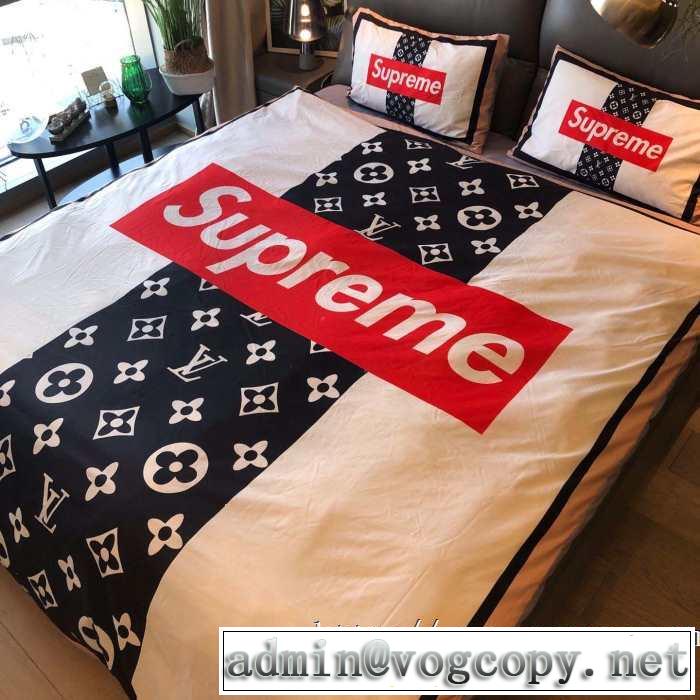 SUPREME気になる2019年秋のファッション 人気ファッション雑誌でも掲載  寝具4点セット シュプリーム
