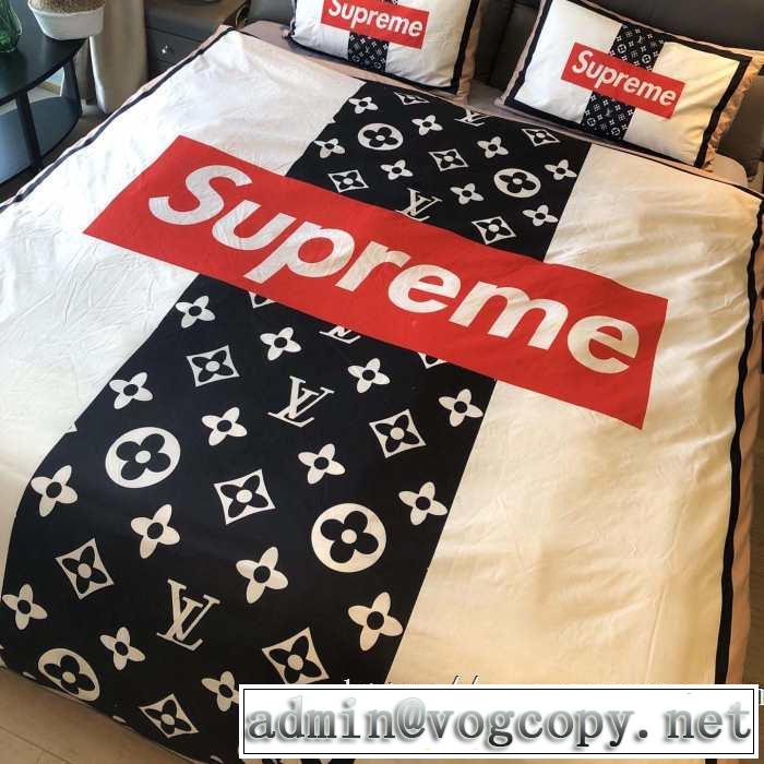 SUPREME気になる2019年秋のファッション 人気ファッション雑誌でも掲載  寝具4点セット シュプリーム