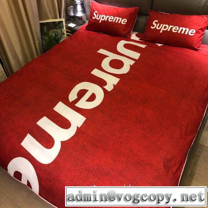 秋トレンドの新定番  SUPREME 寝具4点セット 2019秋冬トレンド押さえておきたい シュプリーム