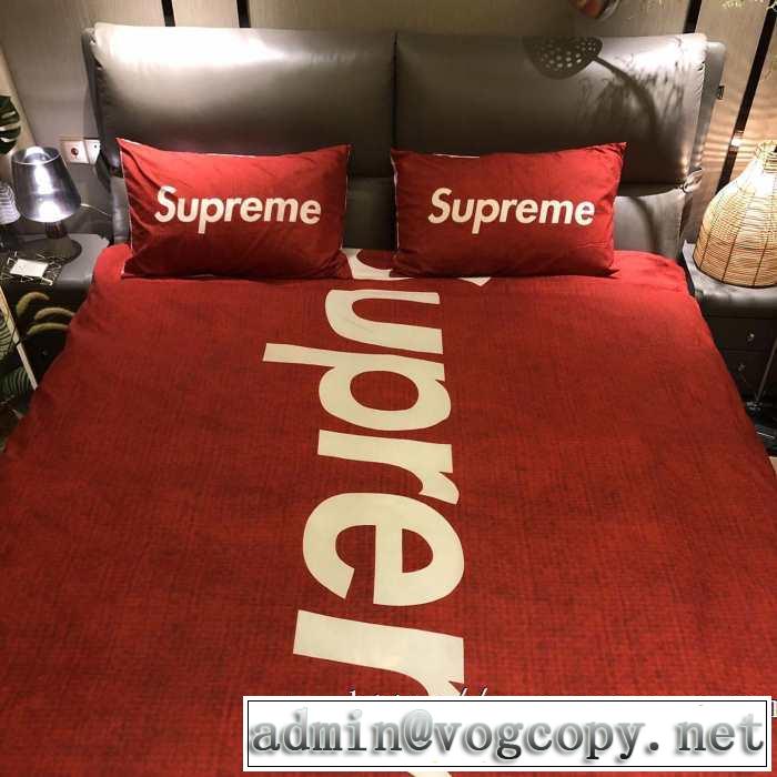 秋トレンドの新定番  SUPREME 寝具4点セット 2019秋冬トレンド押さえておきたい シュプリーム